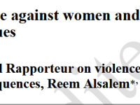 「女性と少女に対する暴力に取り組むうえで、生物学的性別の重要性を再確認すべき――国連専門家語る」