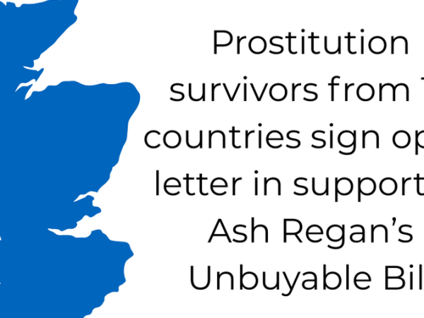サバイバーによるスコットランドの閣僚・議員への公開書簡──「買ってはいけない」法案への支持を！